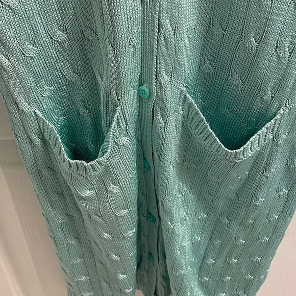 Ralph Lauren Silk Button Down Cardigan - Picture 9 of 16